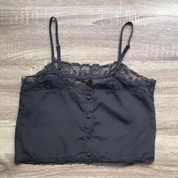 Satin and Lace Top - Picture 2 of 4